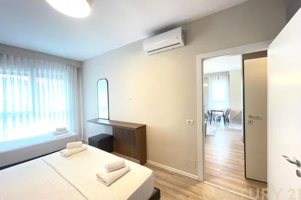 Shtepi me qera Apartament ne Vlore, 1+1, Mobilimi E mobiluar, Pagesa 600  Euro.