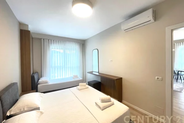 Shtepi me qera Apartament ne Vlore, 1+1, Mobilimi E mobiluar, Pagesa 600  Euro.