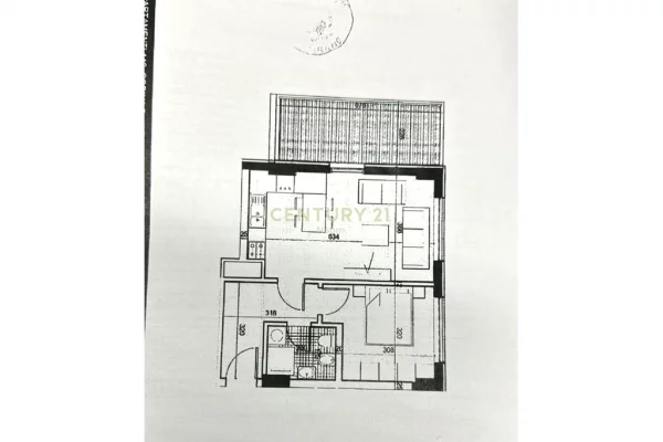 Shtepi ne shitje Apartament ne Tirane, 1+1, Mobilimi Bosh, pa mobiluar, Pagesa 91,000  Euro.