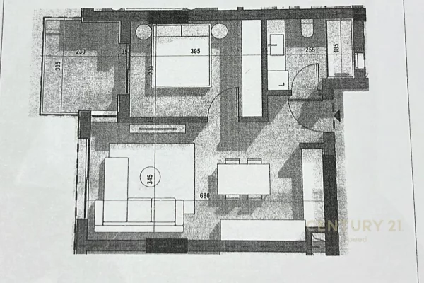 Appartamento in vendita a Tirana 1+1, Vuoto