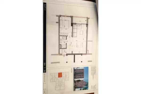Appartamento in vendita a Tirana 1+1, Vuoto