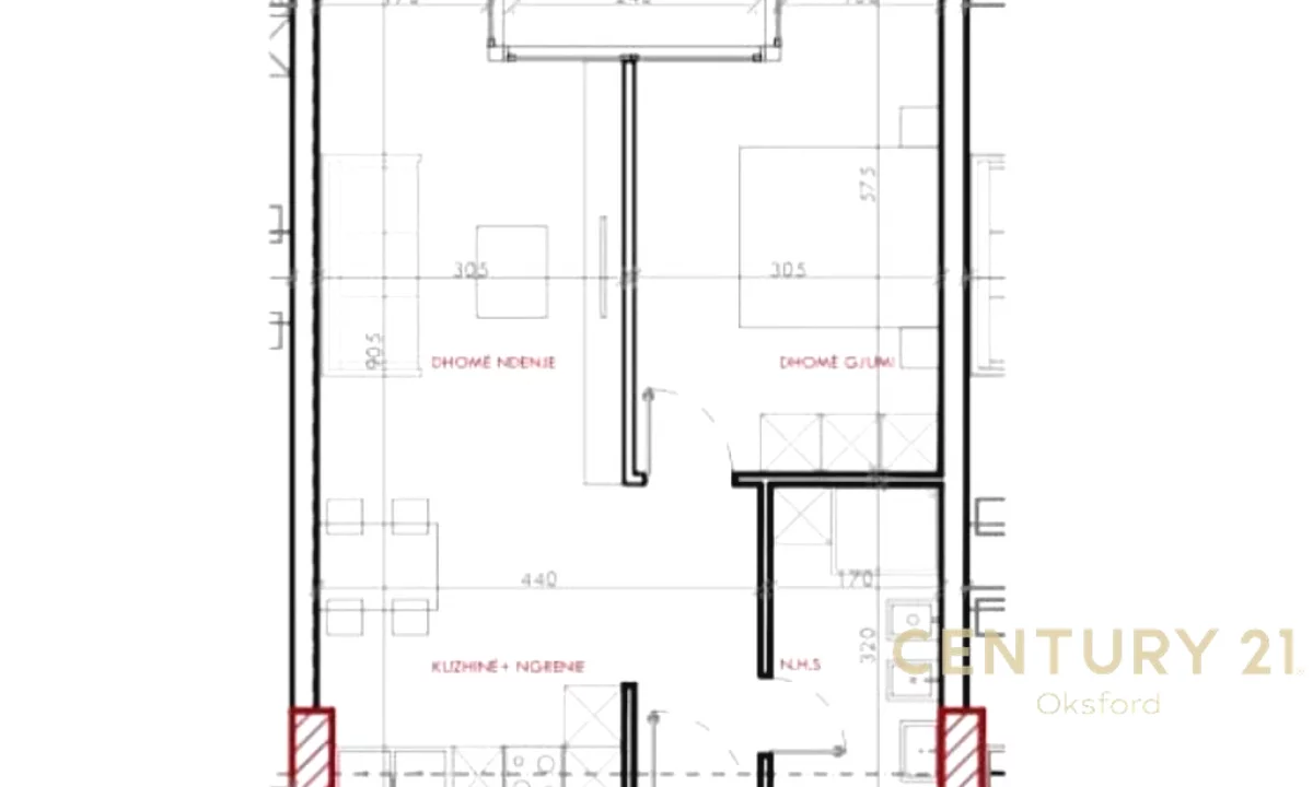 Shtepi ne shitje Apartament ne Tirane, 1+1, Mobilimi Bosh, pa mobiluar, Pagesa 86,000  Euro.