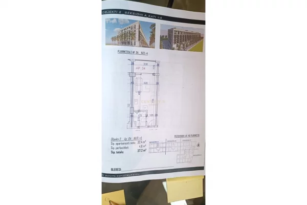 Shtepi ne shitje Apartament ne Durres, Garsoniere, Mobilimi Bosh, pa mobiluar, Pagesa 44,700  Euro.