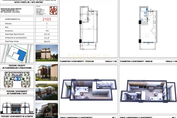 Shtepi ne shitje Apartament ne Durres, 1+1, Mobilimi Bosh, pa mobiluar, Pagesa 48,000  Euro.