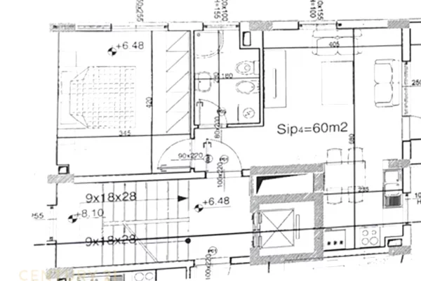 Appartamento in vendita a Tirana 1+1, Arredato