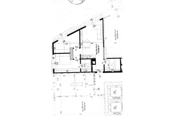 Shtepi ne shitje Apartament ne Tirane, 2+1, Mobilimi Bosh, pa mobiluar, Pagesa 297,700  Euro.