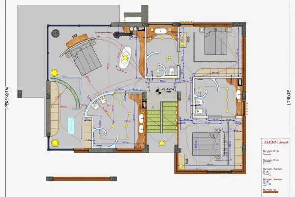 Luxury villas for sale in Tirana 4+1, Emty