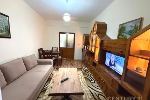 Shtepi me qera Apartament ne Tirane, 1+1, Mobilimi E mobiluar, Pagesa 55,000  Leke.