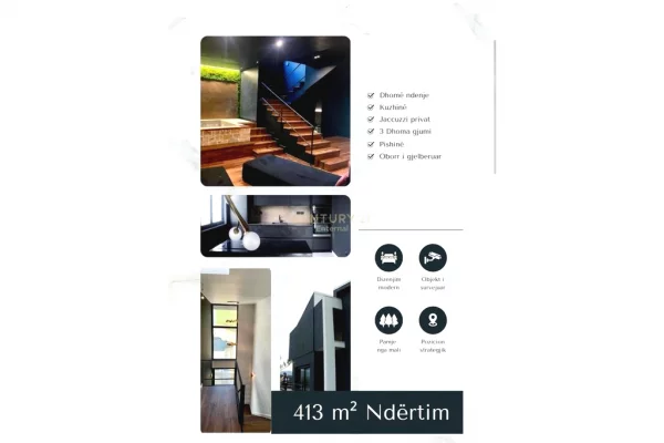 Luxury villas for sale in Tirana 3+1, Furnished