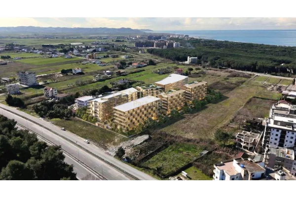 Shtepi ne shitje Apartament ne Durres, 1+1, Mobilimi Bosh, pa mobiluar, Pagesa 75,850  Euro.