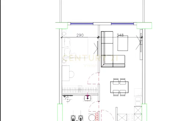 Apartment for sale in Lezha 1+1, Emty