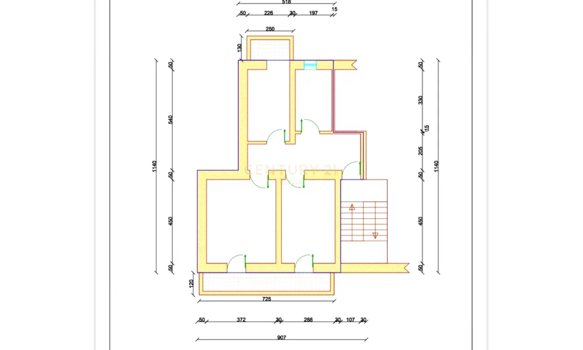 Ambient per zyra e tipologjise 2+1 me qira ne Rrugen e Barrikadave, Tirane - 850Euro | 75 m2