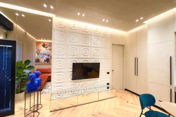 Shtepi me qera Apartament ne Tirane, 1+1, Mobilimi E mobiluar, Pagesa 1,000  Euro.