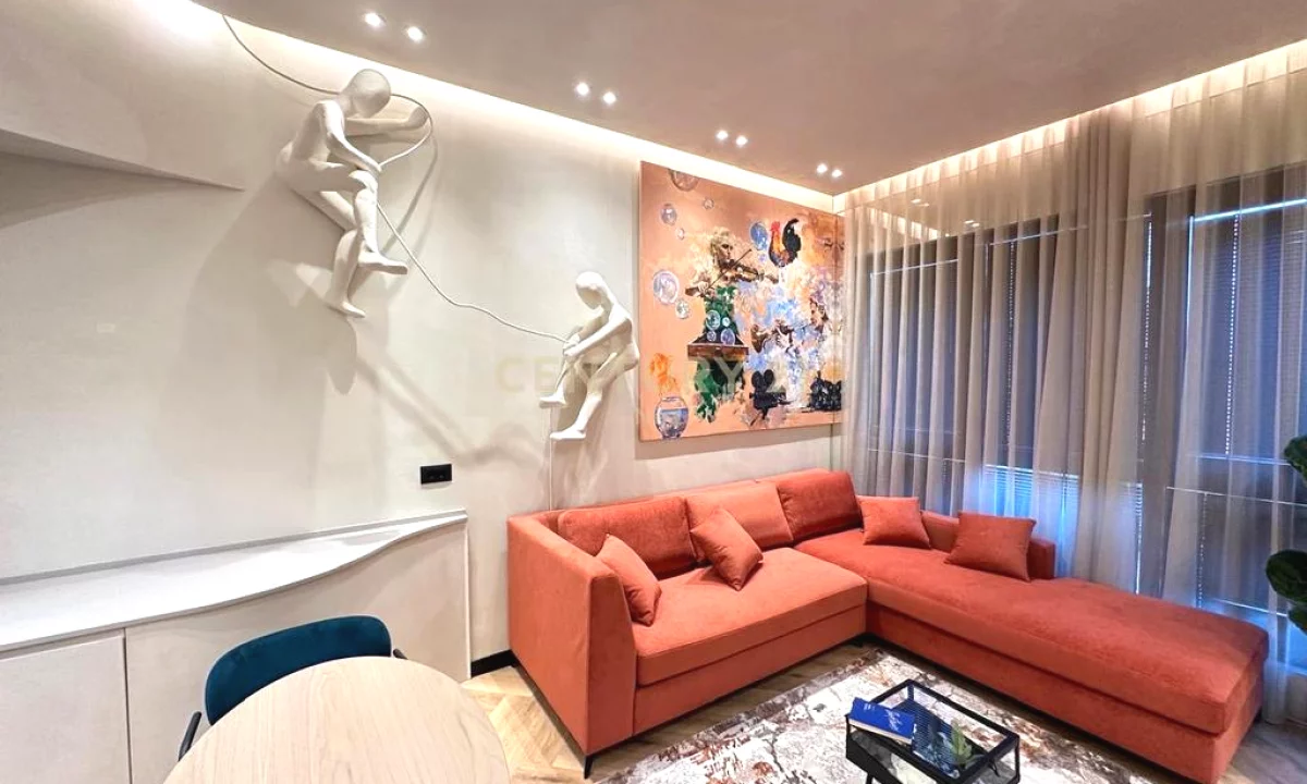Shtepi me qera Apartament ne Tirane, 1+1, Mobilimi E mobiluar, Pagesa 1,000  Euro.