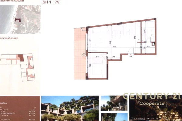 Shtepi ne shitje Apartament ne Vlore, 1+1, Mobilimi Bosh, pa mobiluar, Pagesa 285,000  Euro.
