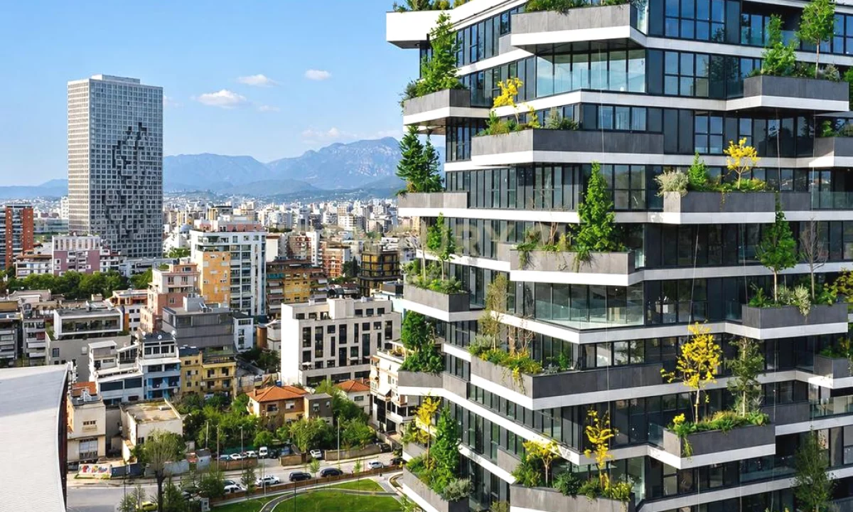 Ambient Premium ne Vertical Forest Tirana – 474.61m2 | Kati 1 | Fasade me Vizibilitet