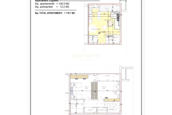 Shtepi ne shitje Duplex(shtepi me 2 kate) ne Tirane, 2+1, Mobilimi Bosh, pa mobiluar, Pagesa 225,500  Euro.
