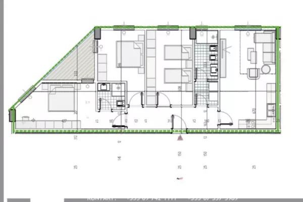Shtepi ne shitje Apartament ne Tirane, 3+1, Mobilimi Bosh, pa mobiluar, Pagesa 123,000  Euro.