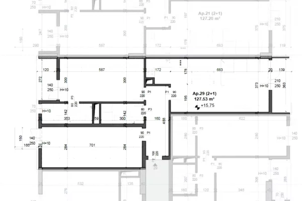 Shtepi ne shitje Apartament ne Tirane, 2+1, Mobilimi Bosh, pa mobiluar, Pagesa 168,300  Euro.