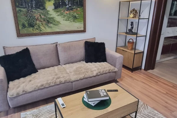 Jepet me Qera Apartamenti 1+1 tek Rruga e Kavajes prane Globe