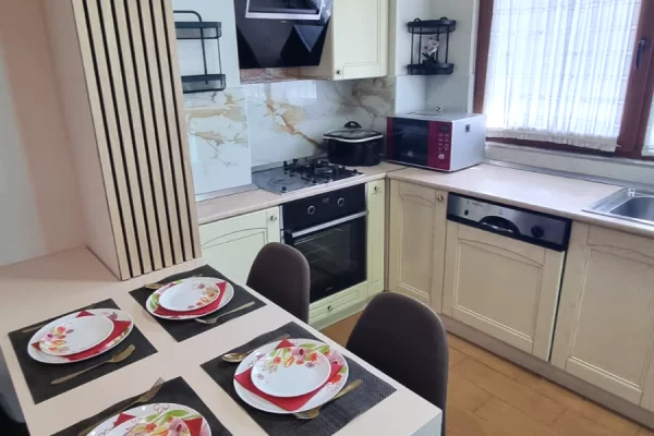 Shtepi me qera Apartament ne Tirane, 1+1, Mobilimi E mobiluar, Pagesa 600  Euro.