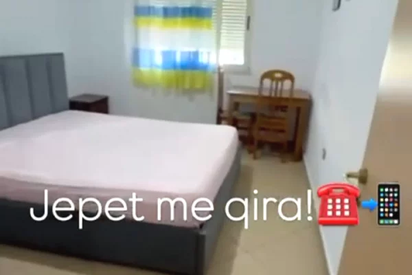 Shtepi me qera Apartament ne Tirane, 1+1, Mobilimi E mobiluar, Pagesa 450  Euro.