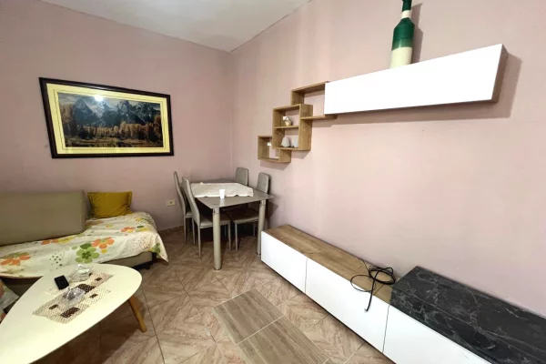 Shtepi me qera Apartament ne Tirane, 1+1, Mobilimi E mobiluar, Pagesa 450  Euro.