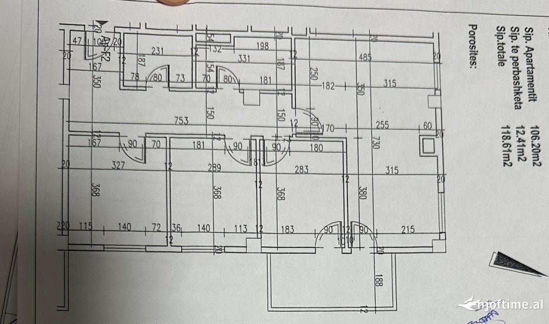 Shtepi ne shitje Apartament ne Tirane, 3+1, Mobilimi E mobiluar, Pagesa 185,000  Euro.