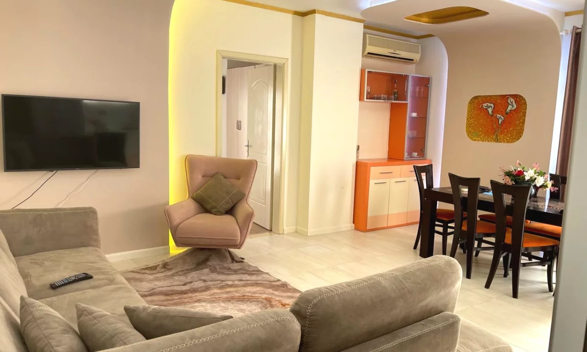 Shtepi me qera Apartament ne Tirane, 2+1, Mobilimi E mobiluar, Pagesa 55,000  Leke.
