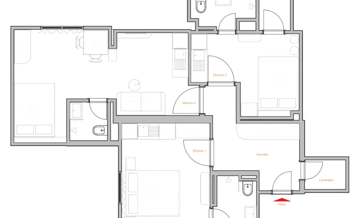 Shtepi ne shitje Apartament ne Tirane, Garsoniere, Mobilimi E mobiluar, Pagesa 240,000  Euro.
