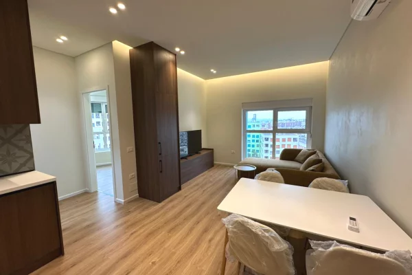 Shtepi me qera Apartament ne Tirane, 1+1, Mobilimi E mobiluar, Pagesa 50,000  Leke.