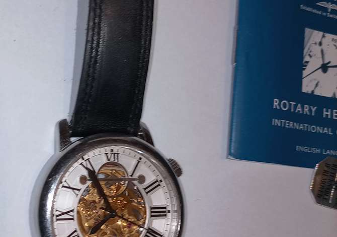 Rotary Heritage 44mm Swiss Skeleton Automatic Limited Edition 25 Jewels