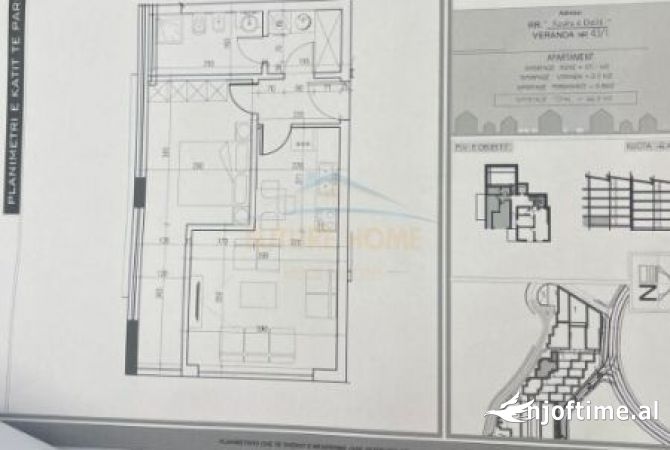 Appartamento in vendita a Tirana 1+1, Vuoto