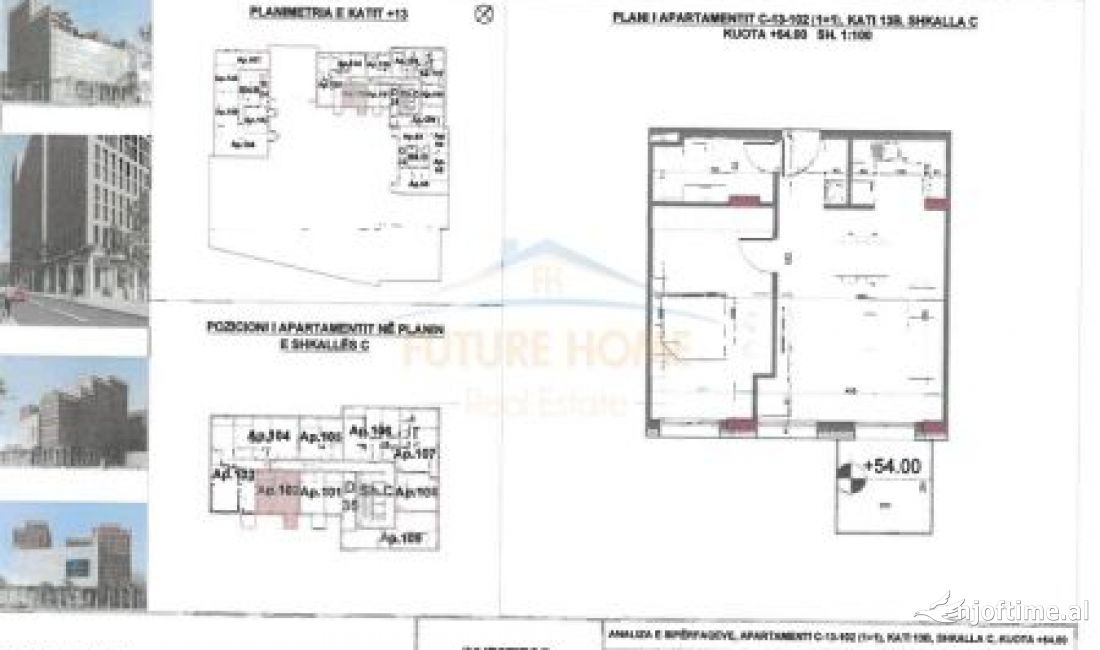 Appartamento in vendita a Tirana 1+1, Vuoto