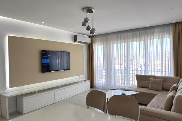 Shtepi me qera Apartament ne Tirane, 2+1, Mobilimi E mobiluar, Pagesa 600  Euro.