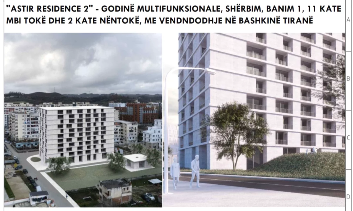 Shtepi ne shitje Apartament ne Tirane, 1+1, Mobilimi Bosh, pa mobiluar, Pagesa 75,000  Euro.