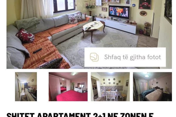 Shtepi ne shitje 2+1 ne Tirane - 120,000 Euro