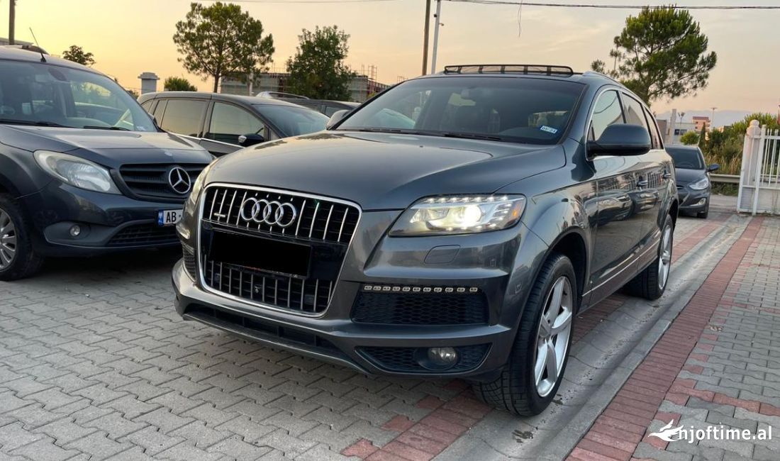 Makina me qera ne Rinas Tirane -Audi Q7 7 vende duke filluar nga  60 euro dita