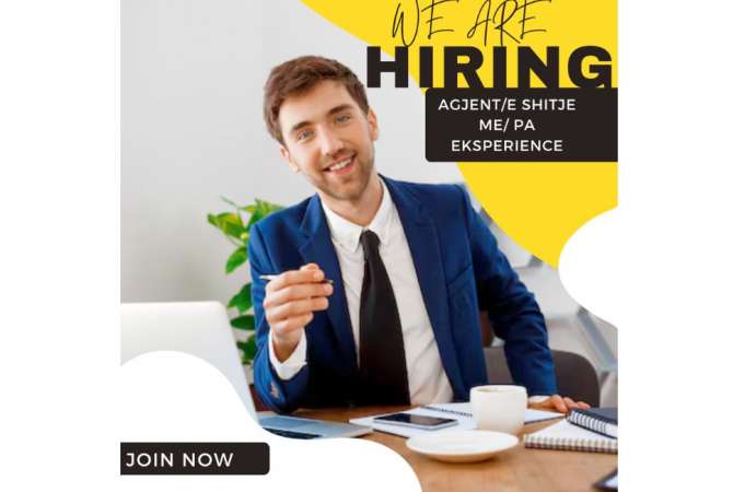 Njoftime Pune per Agjent/e shitje ne Tirane