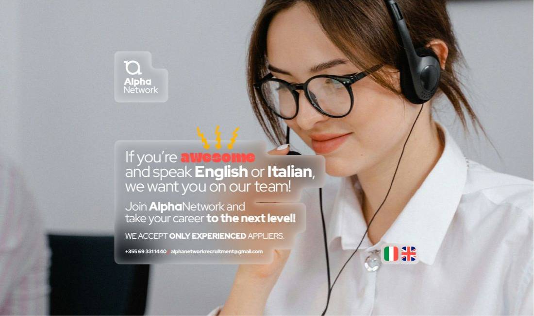 Njoftime Pune ne Tirane, Profesioni Retention dhe Teamleader , Me eksperience, Pagesa 1,500  Euro.