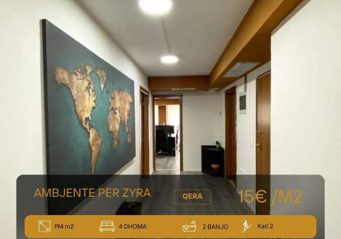 Ambient biznesi me qera 3+1 ne Tirane - 150 Euro