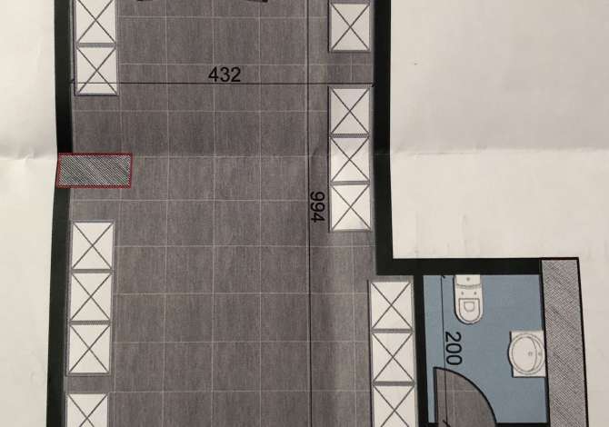 Business Property in Sale 1+1 in Tirana - 3,200 Euro