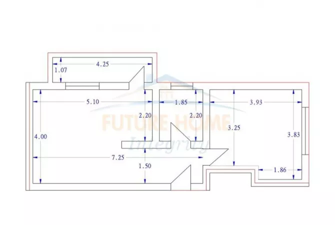 Shtepi ne shitje Apartament ne Tirane, 1+1, Mobilimi E mobiluar, Pagesa 95,000  Euro.