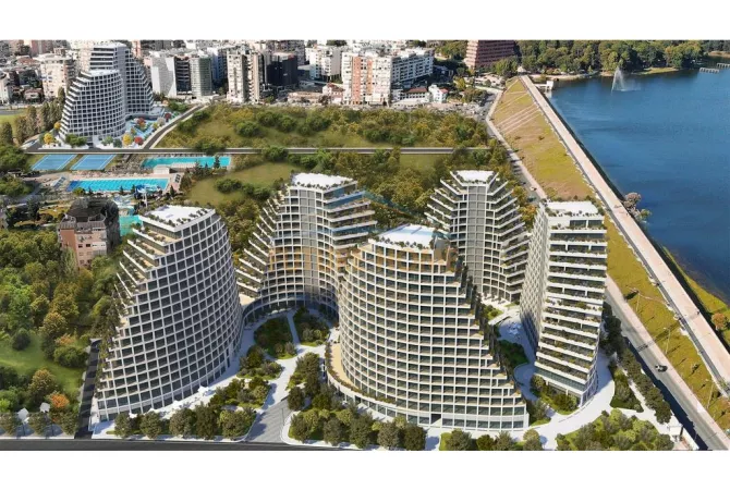 Shitje, Apartament 3+1+2, Lake View Residence, Liqeni Artificial, Tirane.