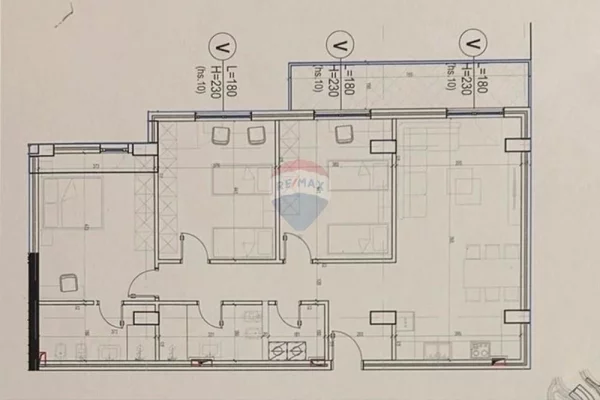 Shtepi ne shitje Apartament ne Tirane, 3+1, Mobilimi Bosh, pa mobiluar, Pagesa 260,000  Euro.