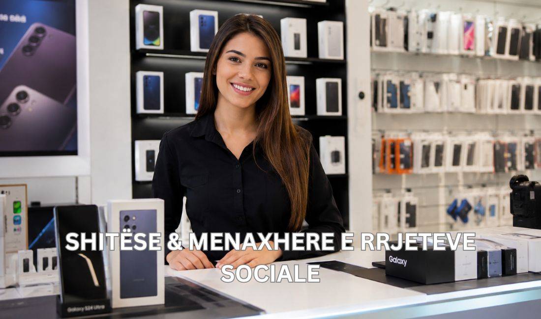 Njoftime Pune ne Tirane, Profesioni Shitese dhe Menaxhere Rrjeteve Sociale , Pa Eksperience, Pagesa 450  Euro.