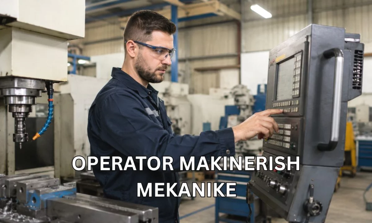 Njoftime Pune ne Vlore, Profesioni Operatori Makinerish Mekanike , Me eksperience, Pagesa 120,000  Leke.