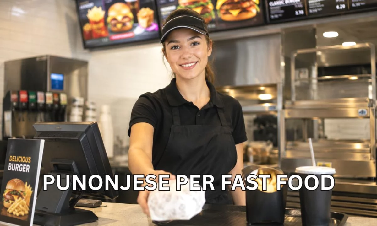 Njoftime Pune ne Tirane, Profesioni Punonjëse për Fast Food , Fillestar/Pak eksperience, Pagesa Me Marreveshje.