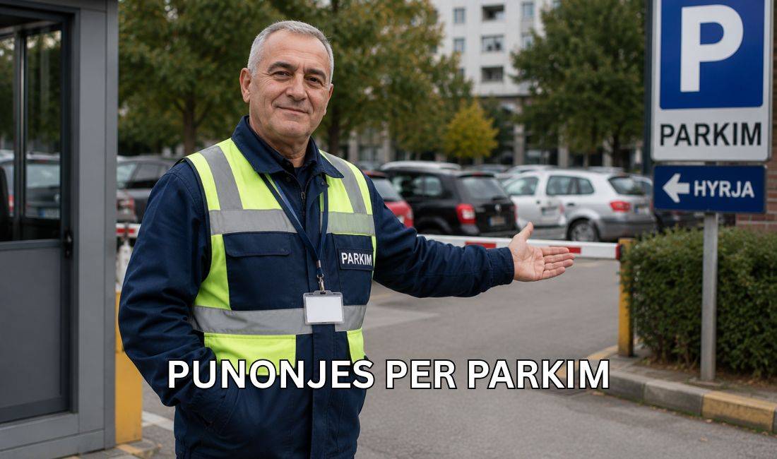 Njoftime Pune ne Tirane, Profesioni Punonjës për Parkim , Pa Eksperience, Pagesa Me Marreveshje.