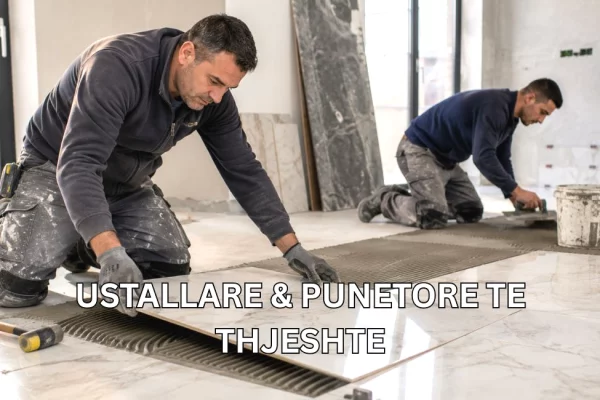 Njoftime Pune per Ustallarë për vendosje pllakash dhe mermeri &amp; Punëtorë të thjeshtë për shtrim pllakash ne Tirane